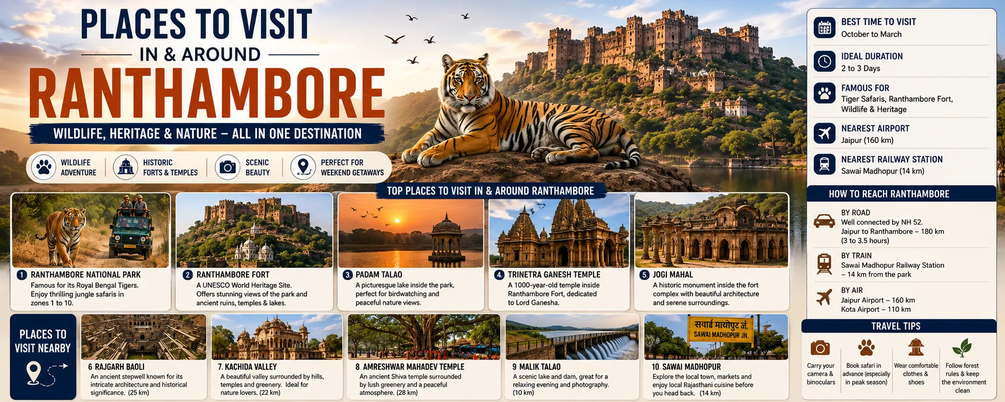 Places to Visit in & Around Ranthambore